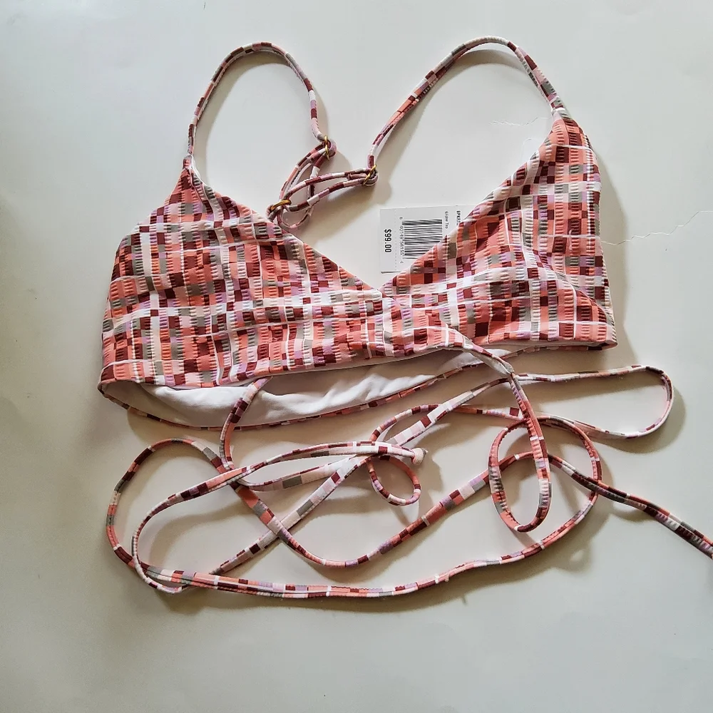 L*SPACE Kristen Bikini Swimsuit Top Size M New - Picture 5 of 14